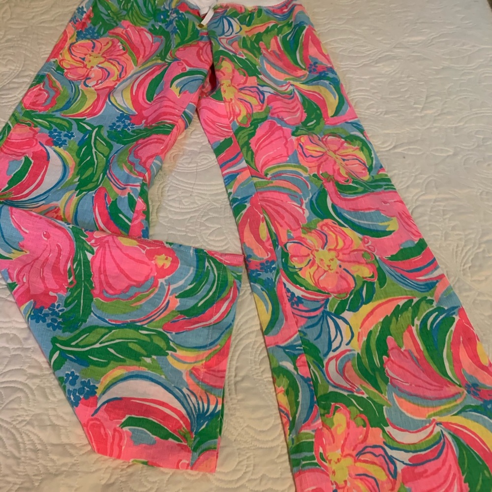 Lilly Pulitzer beach pant so a peeling szM